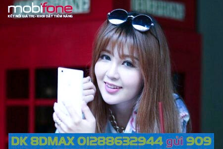 Đăng ký gói 8DMAX MobiFone có ngay 100GB Data lướt web