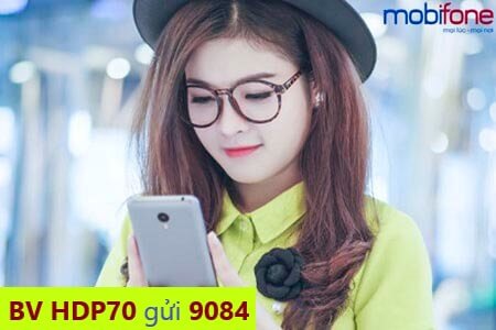 Đăng ký gói cước HDP70 MobiFone chỉ với 70.000đ ưu đãi Thoại + Data