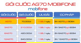 Đăng ký gói cước AG70 MobiFone đồng hành cùng nhà nông chỉ với 70K/tháng nhận 30GB