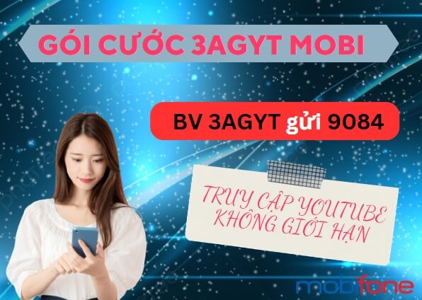 Đăng ký gói cước 3AGYT Mobifone nhận 90GB data kèm tiện ích miễn phí