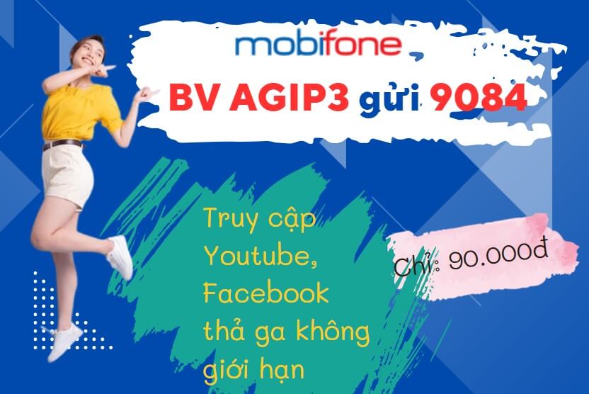 Cách đăng ký gói cước 12AGIP3 Mobifone dùng liên tục 1 năm