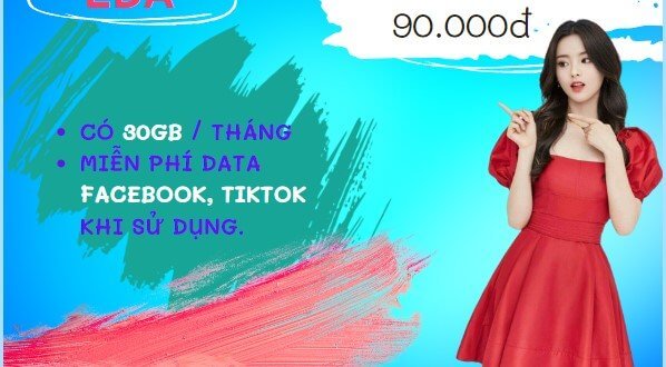 Đăng ký gói cước EDA Mobifone nhận 30GB- không giới hạn truy cập tiện ích cả tháng