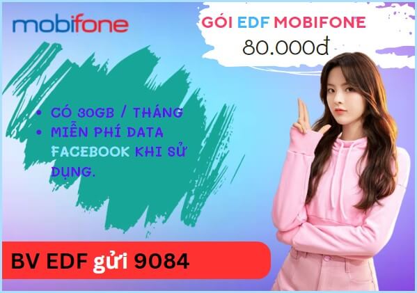 Đăng ký gói cước EDF Mobifone vui tươi học tập không lo về giá