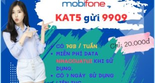 Cách đăng ký gói cước KAT5 MobiFone ưu đãi trọn gói 1 tuần thả ga