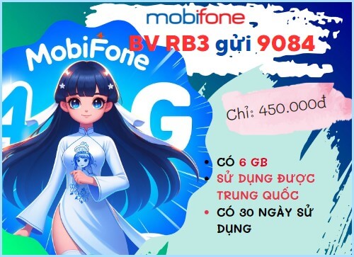 Cách đăng ký gói cước RB3 Mobifone khi đi roaming sang Trung quốc