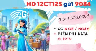 Đăng ký gói cước 12CT125 MobiFone nhận ưu đãi trọn gói 1 năm