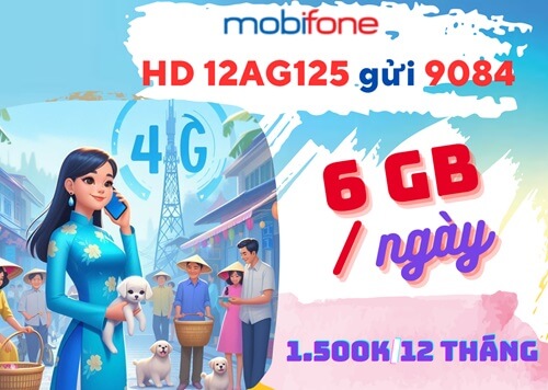 Đăng ký gói cước 12AG125 Mobifone nhận 2.160GB data, dùng mobiAgri thả ga 