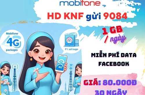 Gói cước KNF MobiFone: Ưu đãi 30GB, lướt Facebook thả ga dùng 30 ngày