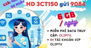 Đăng ký gói cước 3CT150 Mobifone chỉ 450k dùng data và tiện ích thả ga 90 ngày