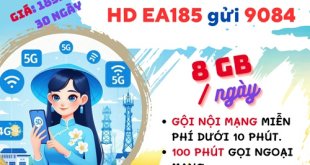 Gói cước EA185 Mobifone ưu đãi 360GB data kèm cả năm dùng tiện ích miễn phí