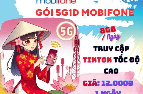 Cách đăng ký gói cước 5G1D Mobifone - Gói data ngày ưu đãi khủng