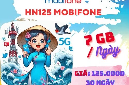 Cách đăng ký gói cước HN125 Mobifone cho thuê bao mới tại Hà nội